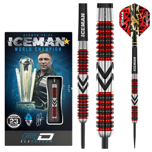 دارت رد دراگون 23 گرمی مدل Gerwyn Price Firebird 90%