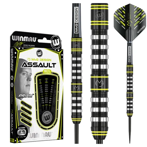 دارت وینمائو مدل Michael Van Gerwen MVG Assault 90%  وزن 24 گرمی