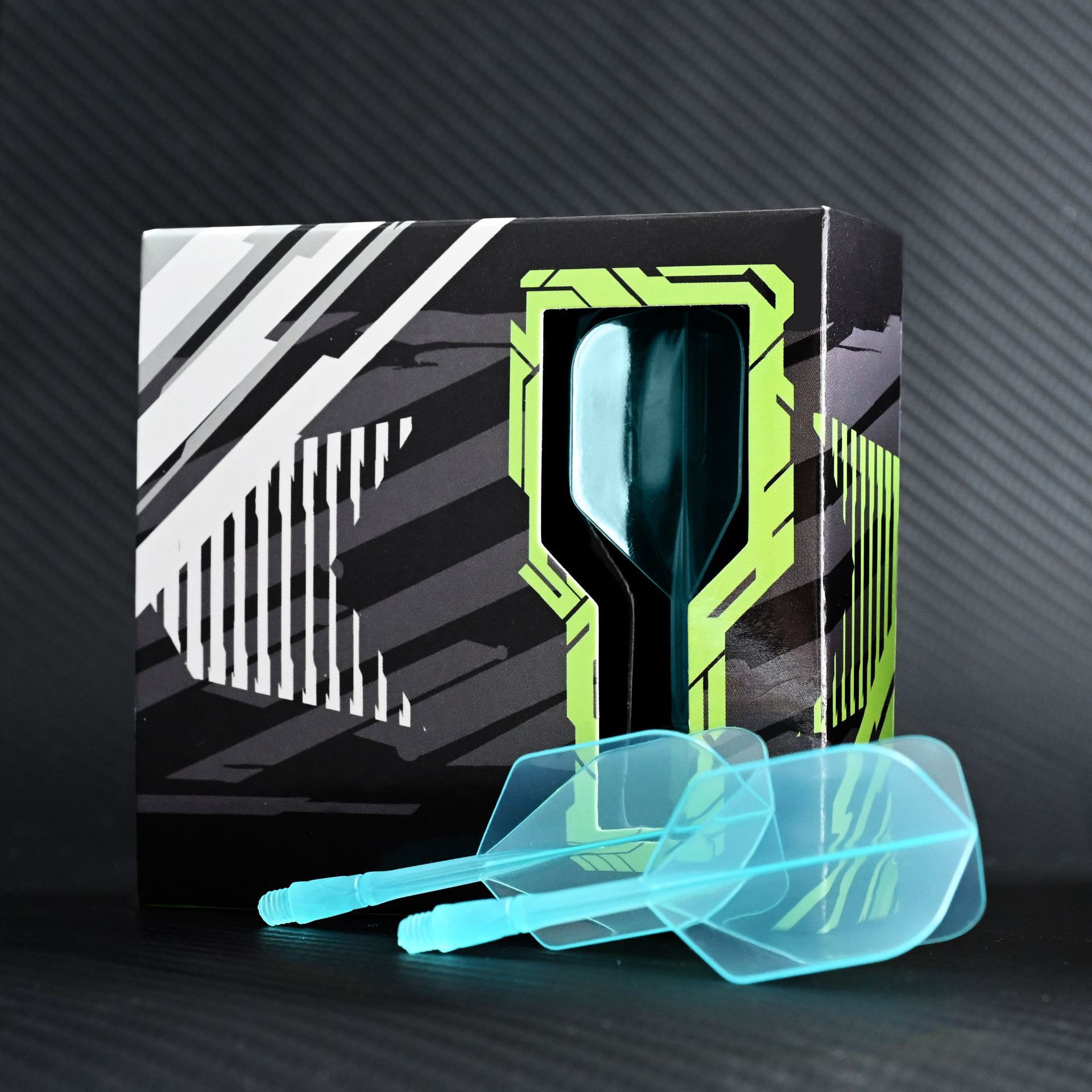 فلایت و شفت یک تکه شفاف گوددارت رنگ آکوا